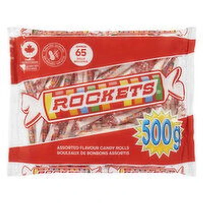 Regal - Rockets, Assorted Flavour Candy Rolls, 65 Each