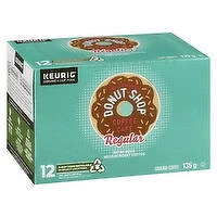 Donut Shop - Regular Coffee K-Cups, Medium Roast, 12 Each