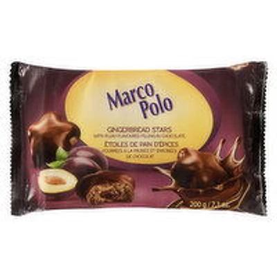 Marco Polo - Gingerbread Stars - Plum, 200 Gram