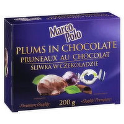 Marco Polo - Plums in Chocolate, 250 Gram