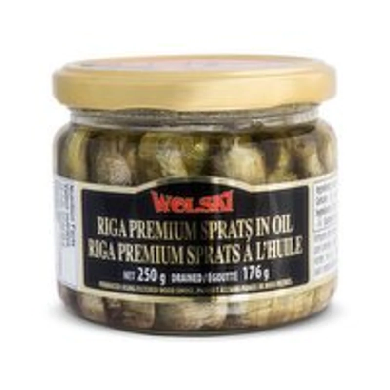 Wolski - Riga Premium Sprats in Oil, 250 Gram