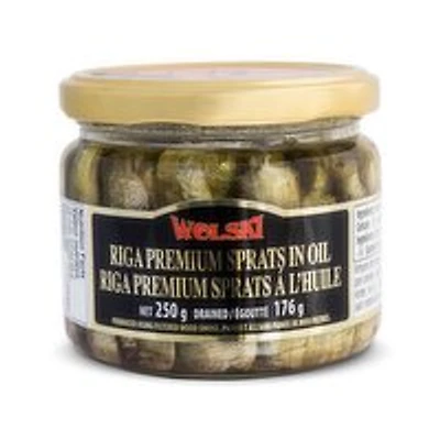Wolski - Riga Premium Sprats in Oil, 250 Gram