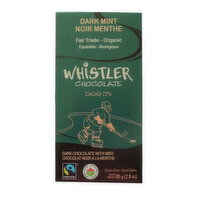 Whistler Chocolate - Whistler Chocolate Dark Mint, 80 Gram