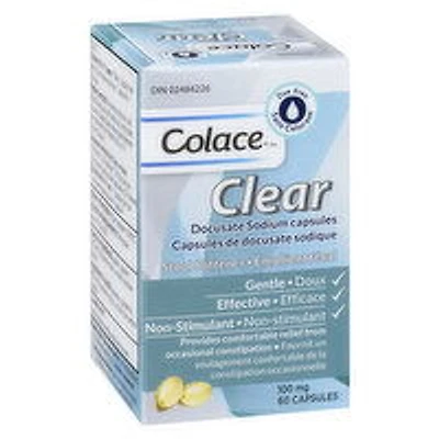 Colace - Stool Softener Clear Caps, 60 Each