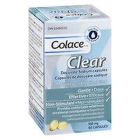 Colace - Stool Softener Clear Caps, 60 Each