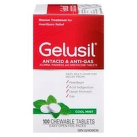 Gelusil - Gelusil Antacid and Antigas, 100 Each