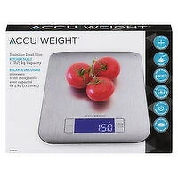Accuweight - Slim Kitchen Scale, 1 Each