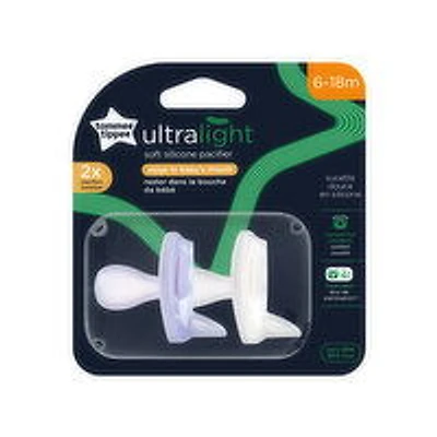 Tommee Tippee - Tommee Tippee Ultra Light 6-18 Pacifiers, 1 Each