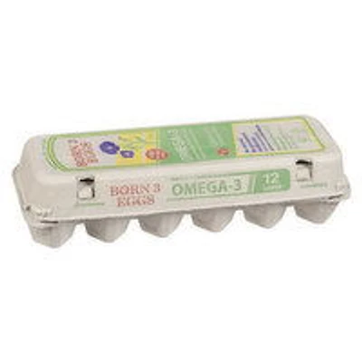 Born 3 - Omega-3 Large Eggs, 12 Each