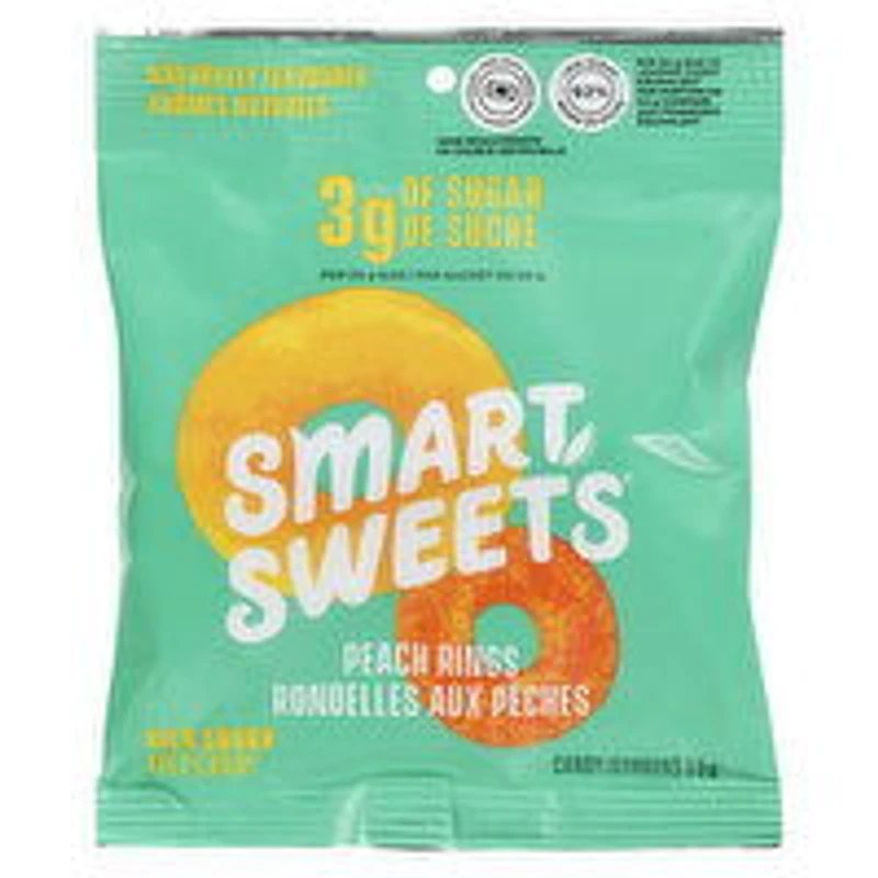 Smart Sweets - Peach Rings, 50 Gram