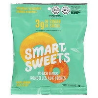 Smart Sweets - Peach Rings, 50 Gram