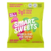 Smart Sweets - Tropical Sours, 50 Gram