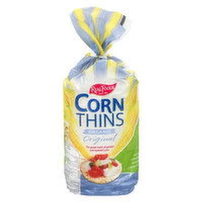 Real Foods - Organic Corn Thins - Original, 150 Gram