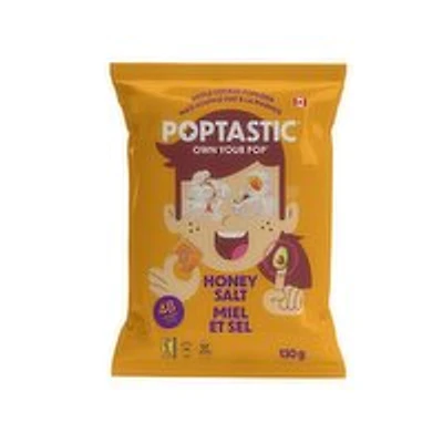 Poptastic - Honey Salt Kettle Cooked Popcorn, 130 Gram