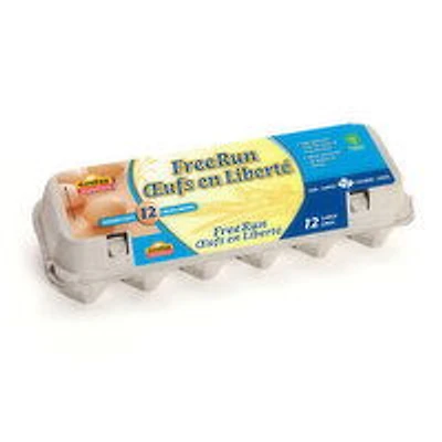Gold Egg - Free Run Large Brown Eggs, 12 Each