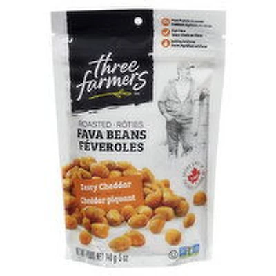 Three Farmers - Roasted Fava Beans Zesty Cheddar, 140 Gram