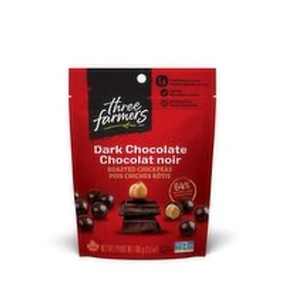 Three Farmers - Dark Chocolate Roasted Chickpeas, 100 Gram