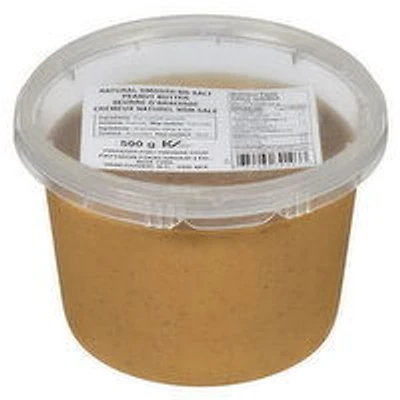 Peanut Butter - Natural Smooth & Unsalted, 500 Gram