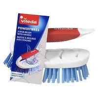 Vileda - Scrub Brush Powerfibres with Handle, 1 Each