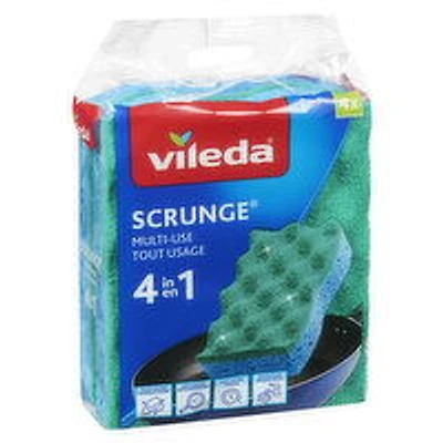 Vileda - Scrunge Multi-Use, 4 Each