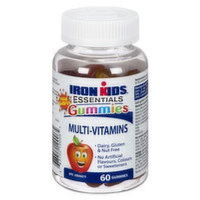 Iron Kids - Essentials Multi Vitamin Gummies - Assorted, 60 Each