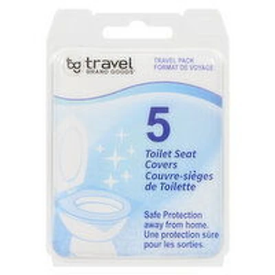 Travel Brands Good - Toilet Seat Covers, 5 Each