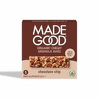 MADE GOOD - Chocolate Chip Granola Bars, 5 Each