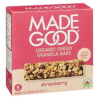 MADE GOOD - Strawberry Granola Bars, 5 Each