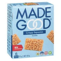 MADE GOOD - Vanilla Crispy Squares, 6 Each