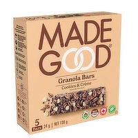 MADE GOOD - Cookies & Cream Organic Granola Bars, 5 Each