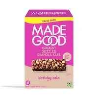 MADE GOOD - Birthday Cake Chocolate Drizzled Granola Bar, 15 Each