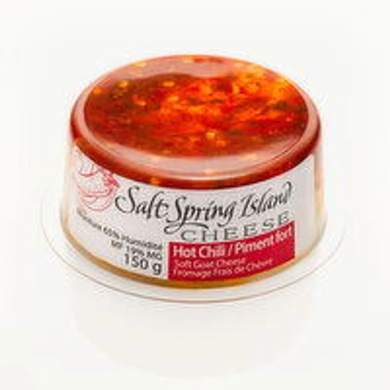 Salt Spring Island Cheese - Hot Chili Soft Goat Cheese, 150 Gram