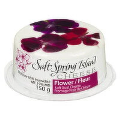Salt Spring Island Cheese Co - Flower Soft Goat, 150 Gram