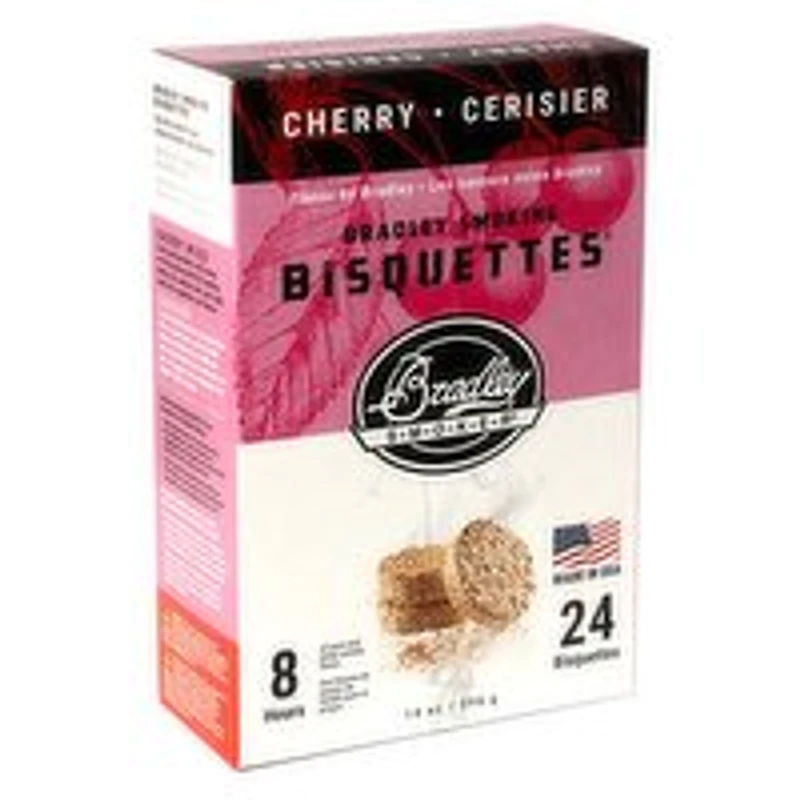 Bradley - Smoking Bisquettes, Cherry Flavour, 24 Each
