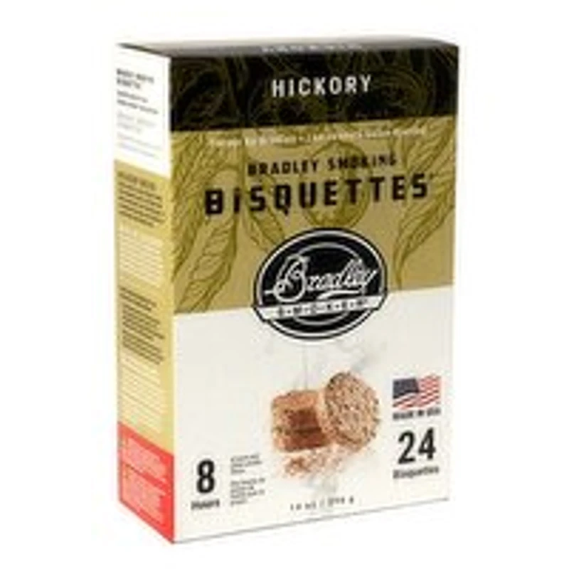 Bradley - Smoky Bisquettes, Hickory Flavoured, 24 Each