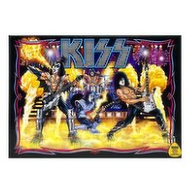 Road Crates - Kiss Pinball Artwork 1000pc Jigsaw Puzzle, 1 Each