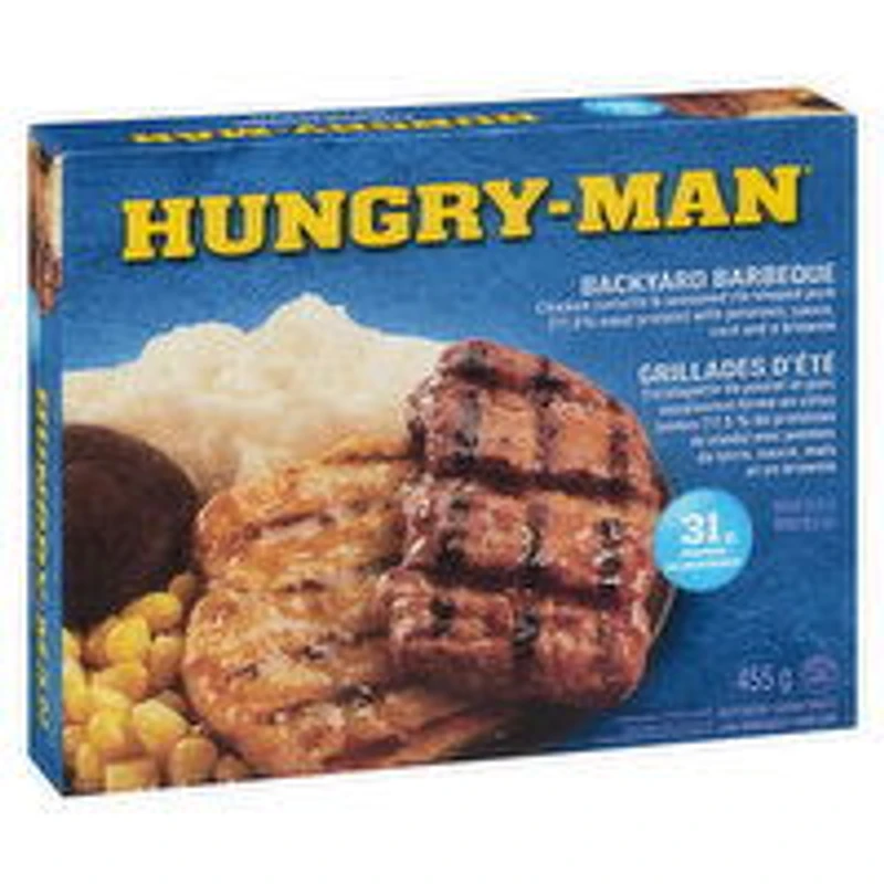 Hungry-Man - Backyard Barbecue Frozen Meal, 455 Gram