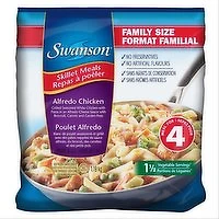 Swanson - Alfredo Chicken Skillet Family Size Frozen Meal, 1.19 Kilogram