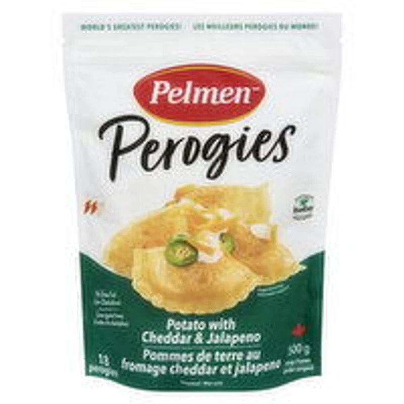 Pelmen - Perogies, Potato with Cheddar& Jalapeno, 500 Gram