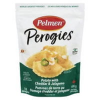 Pelmen - Perogies, Potato with Cheddar& Jalapeno, 500 Gram