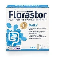 Florastor - Daily Probiotic, 20 Each