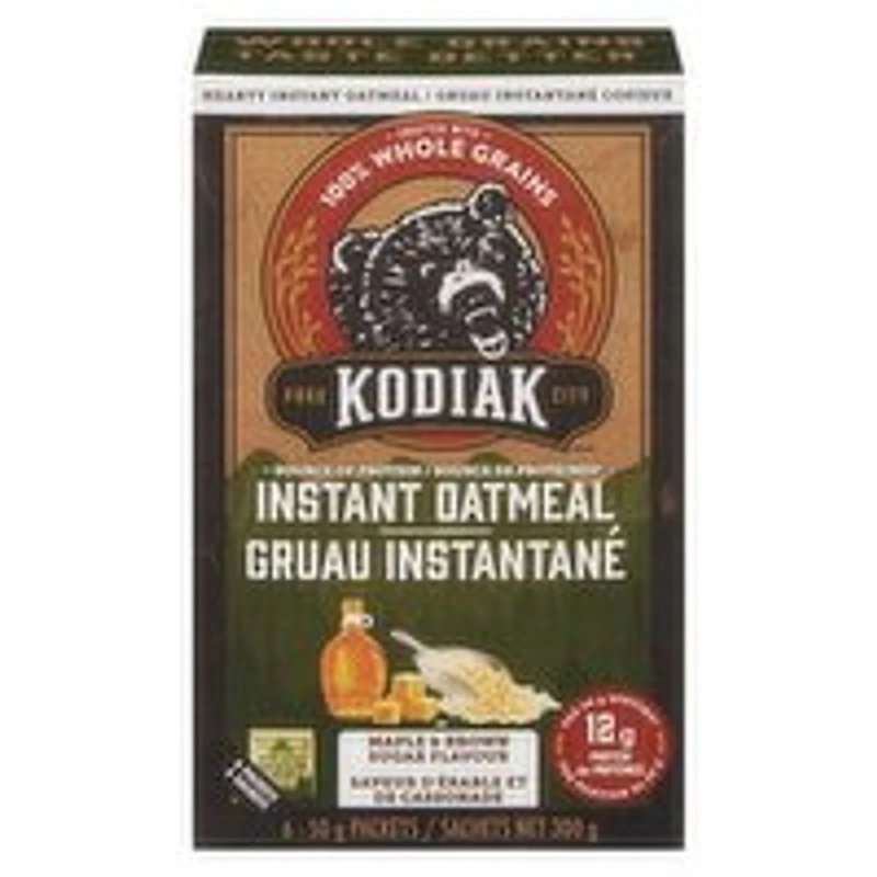 KODIAK CAKES - Maple Brown Sugar Oatmeal, 300 Gram