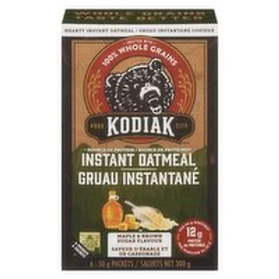 KODIAK CAKES - Maple Brown Sugar Oatmeal, 300 Gram
