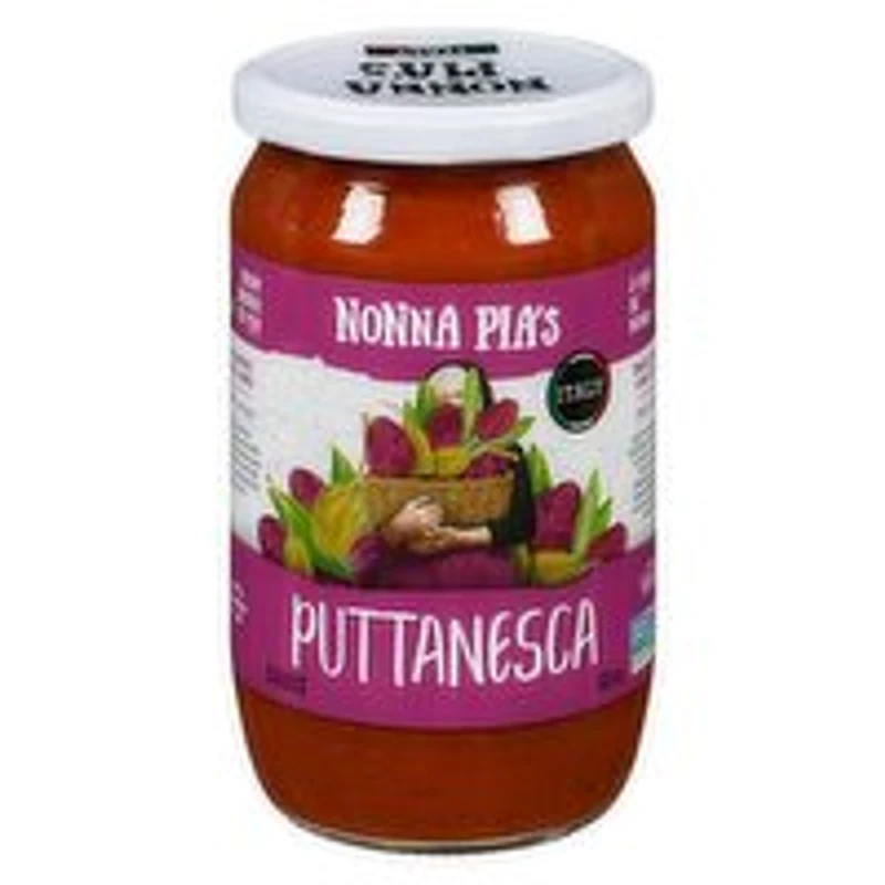 Nonna Pia's - Puttansca Pasta Sauce, 660 Millilitre