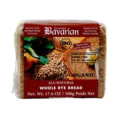 Bavarian - Organic Whole Rye Bread, 500 Gram