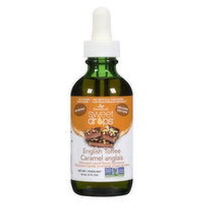 SweetLeaf - Stevia Drops Liquid Sweetener - English Toffee, 60 Millilitre