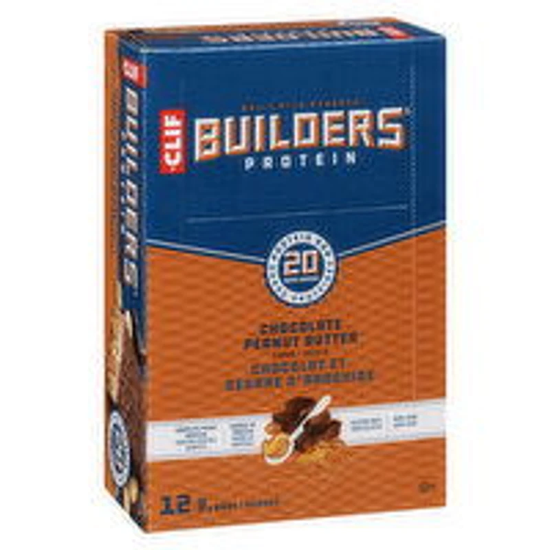 CLIF - Builder's Protein Bars Peanut Butter, 12 Each