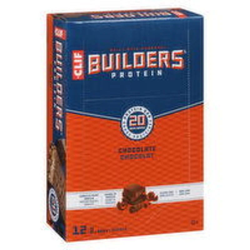 Clif - Builder's Protein Bars - Chocolate, 12 Each