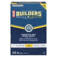 CLIF - Builders Protein Bars - Chocolate Chip Cookie Dough, 12 Each