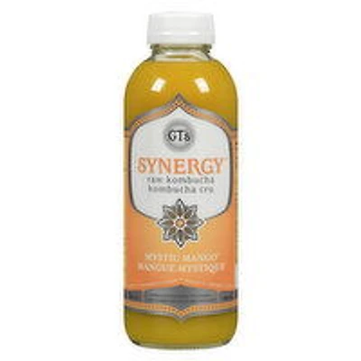 GT's - Synergy Raw Kombucha Mystic Mango, 480 Millilitre
